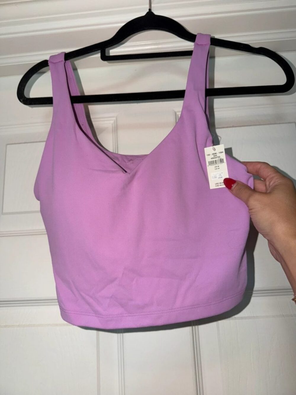 Aerie Real Me Longline Sports Bra – Planet Pink – Medium – NWT